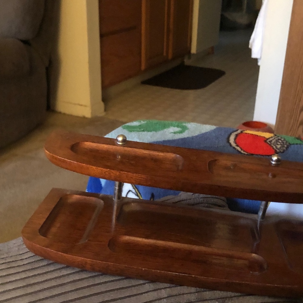 Wooden Decorative Valet Tray - Brown